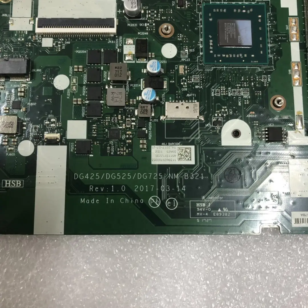 Системная плата 320 14ast для материнской платы ideapad portagtil 80xu NM B321 p/n 5b20p19166 5b20p19181 cpu: A9