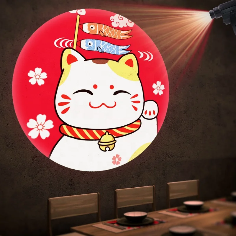 

The Most Popular 50W Colorful HD Door Logo Gobo Light Led Projector Waterproof For Store Advertising