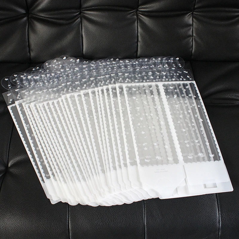 Transparent Flower Handle Box Waterproof Packaging Bags Folding Handbag Hanging Gift |