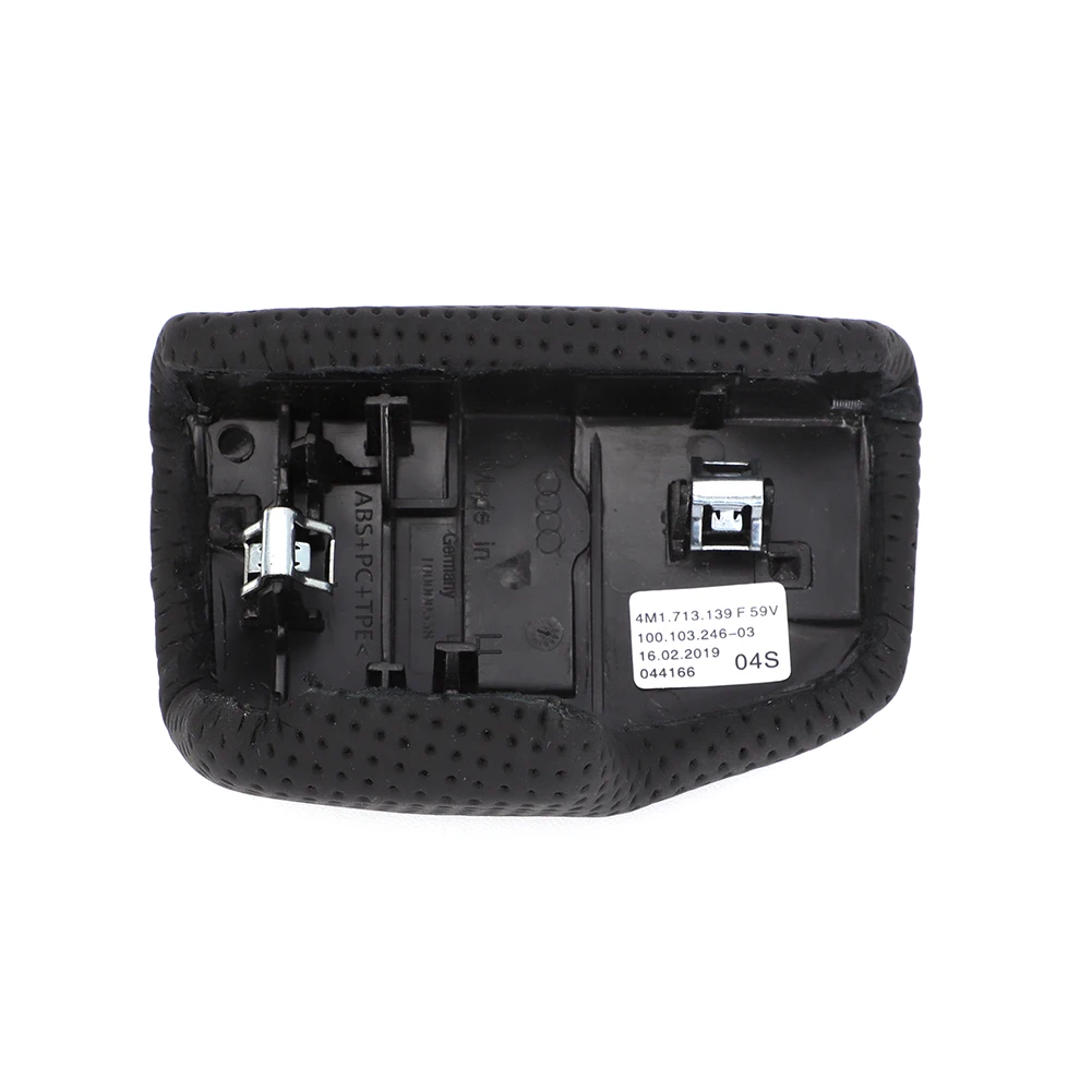 Кожаная Ручка рычага переключения передач черная перфорированная ручка для Audi A4