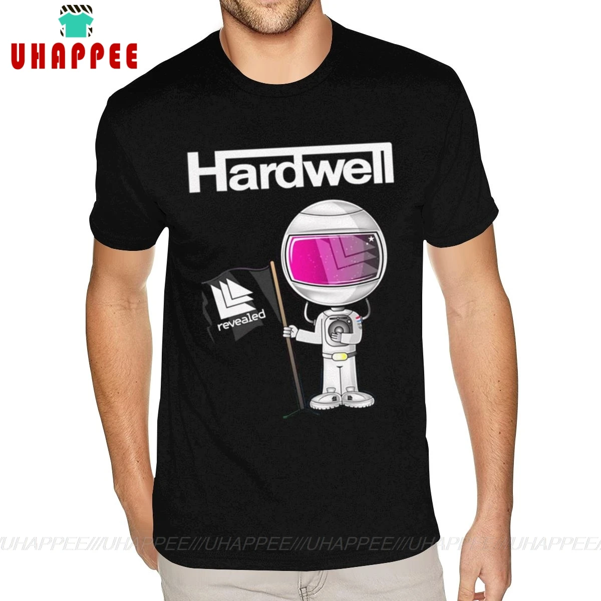 

Spaceman Go Hardwell Or Go Home Wholesale T Shirts 4XL Men's Great Cotton