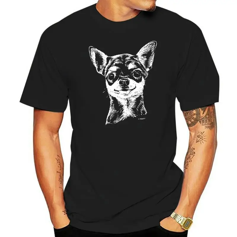 

Chihuahua Face T-shirt for Women Ladies Tee Dog Breed Dog Person Gifts for Her