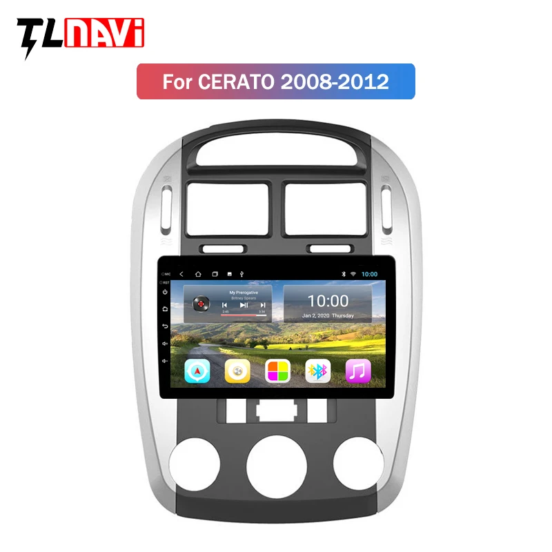 Автомобильный dvd-плеер 2 Гб ОЗУ 9 дюймов HD full touch android 10 для kia Cerato 2008-2012