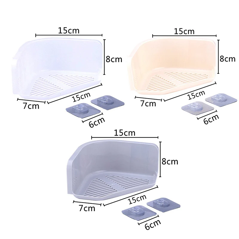 Угловая душевая полка для ванной кухонный клей органайзер с присоской настенное