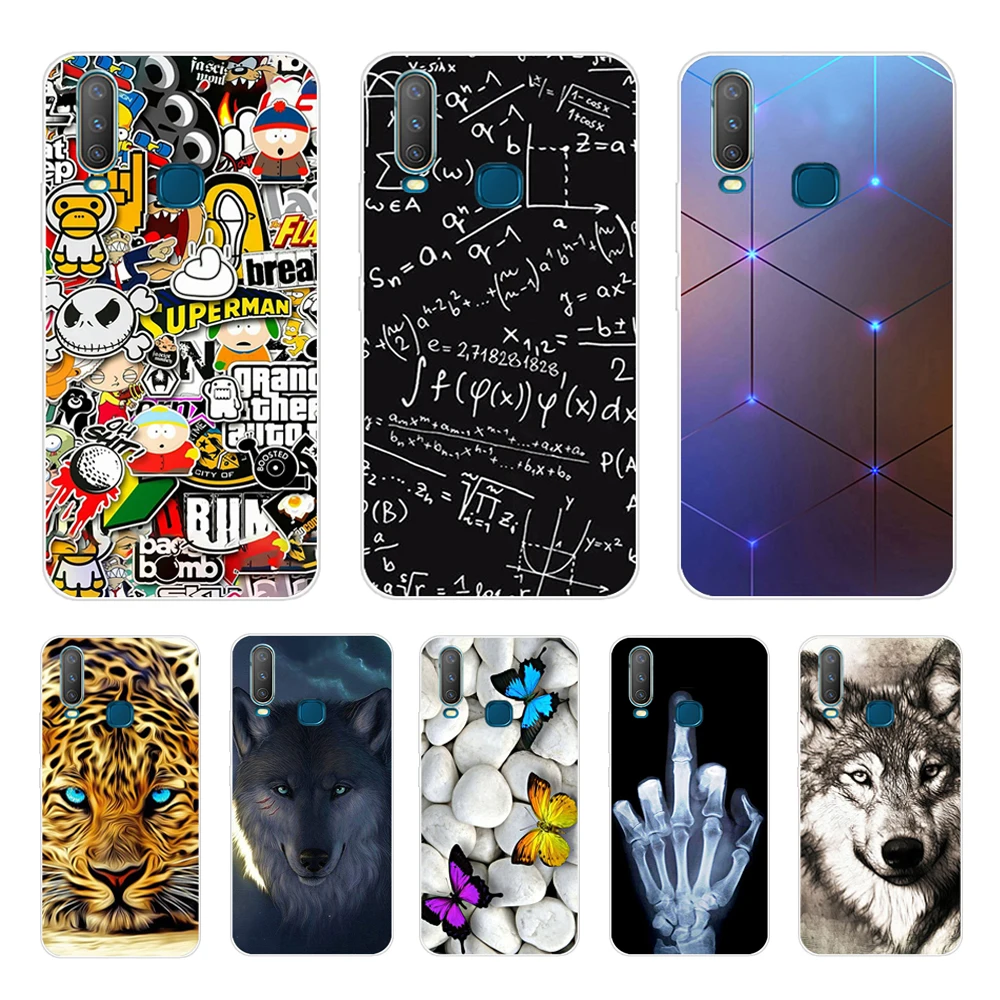 Мягкий чехол из ТПУ для Vivo Y17 Y15 Y 12 3 6 35 дюйма задняя крышка VIVO 17 15 силиконовый