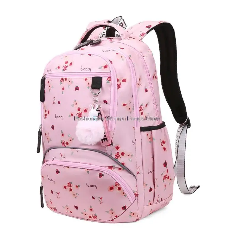 

Большой Школьный ранец для девочек-подростков, водонепроницаемый рюкзак с принтом для учеников начальной школы, сумки для учебников