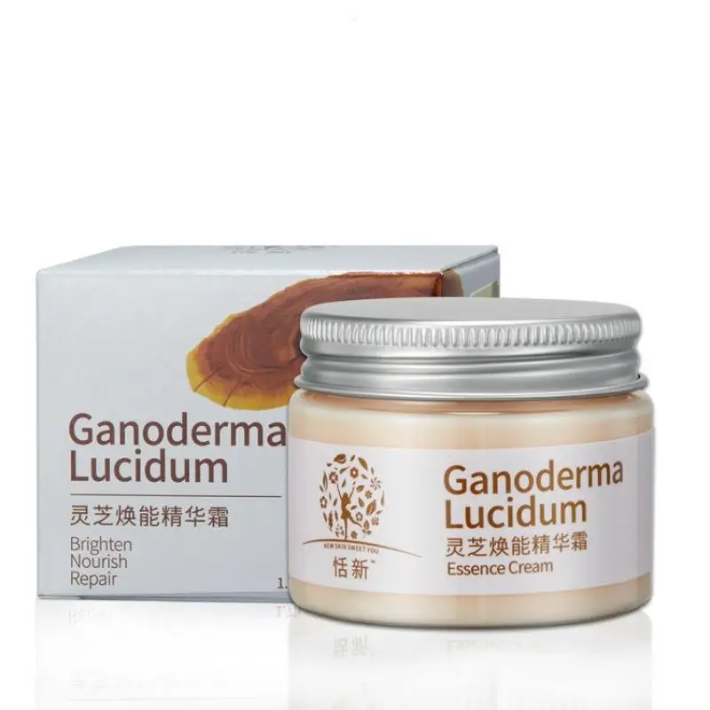 50g ZHENDUO Ganoderma lucidum светящийся крем увлажнение восстановление Осветляющий, увлажняющий осенне-зимний анти-сухой уход за кожей - Цвет: 50g