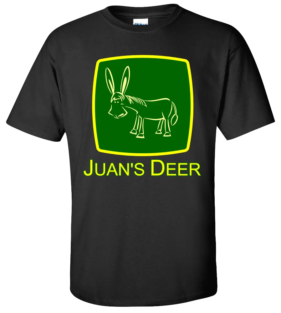 Футболка с испанским мексиканским юмором и забавным оленем Хуана. Летняя