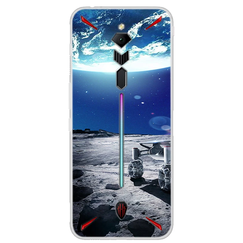 Тонкий силиконовый чехол для zte Nubia Red Magic 3 6 65 ''NX629 Funda мягкий с принтом