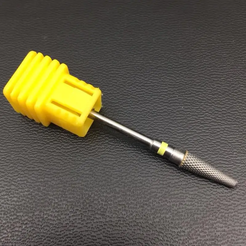 4 размера цилиндрические карбидные сверла для ногтей электрической маникюрной