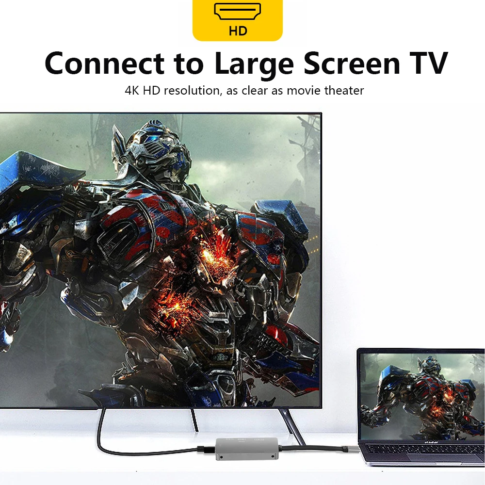 

USB3.1 Type-C to HD VGA USB2.0 Converter with Audio Jack for PC Laptop TV Projectora portable multi-functional conversion line