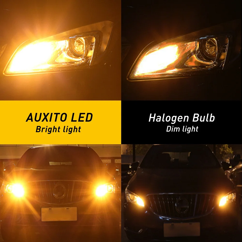 Светодиодный светильник без ошибок Canbus 1156 BA15S P21W BAU15S PY21W янтарный для VW Passat B5 POLO GOL