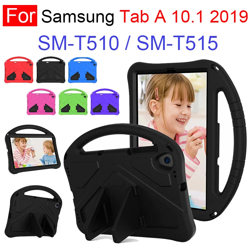 

Чехол для детей Samsung Galaxy Tab A 10,1 2019 T510 T515 SM-T510 SM-T515 безопасный Чехол ударопрочный EVA пены ручной чехол для планшета