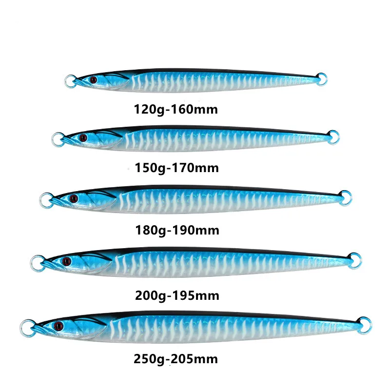 HYSBOY 3 шт. 120 г/150 г/180 г/200 г металлическая приманка для джиггинга блестящая