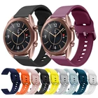 Ремешок силиконовый для Samsung Galaxy Watch 3, спортивный браслет для Galaxy Watch 3, 45 мм, 41 мм, 20 мм22 мм