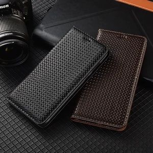 luxury genuine leather magnetic flip cover case for oppo find x2 x3 neo lite pro free global shipping