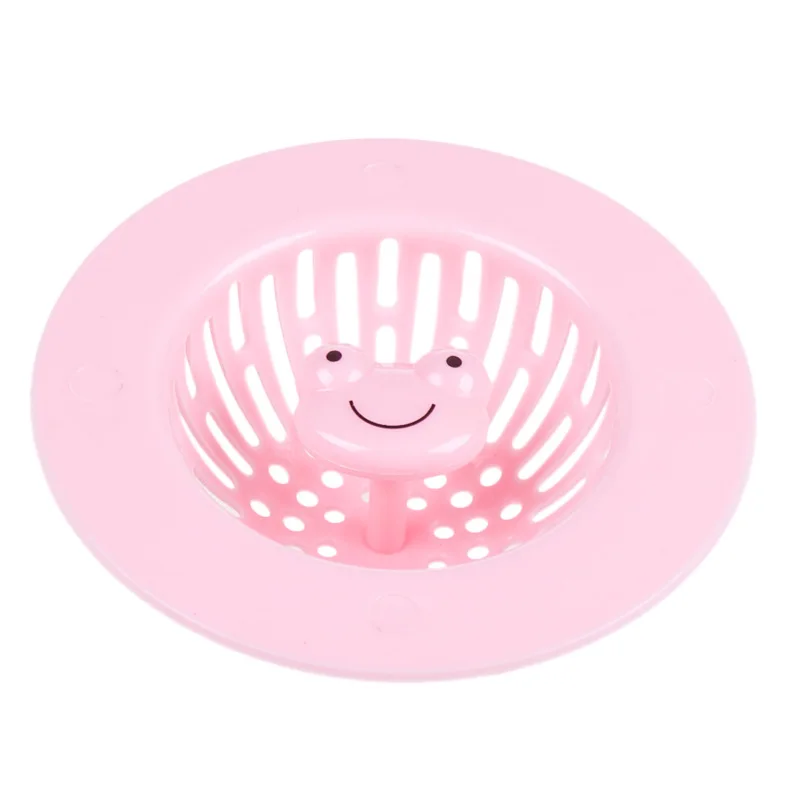 

1PC Drain Hole Hair Extension Device Bathroom Kitchen Cartoon Sink Filter Plug Drain Hole Sink Bathroom Filter Plug Tool