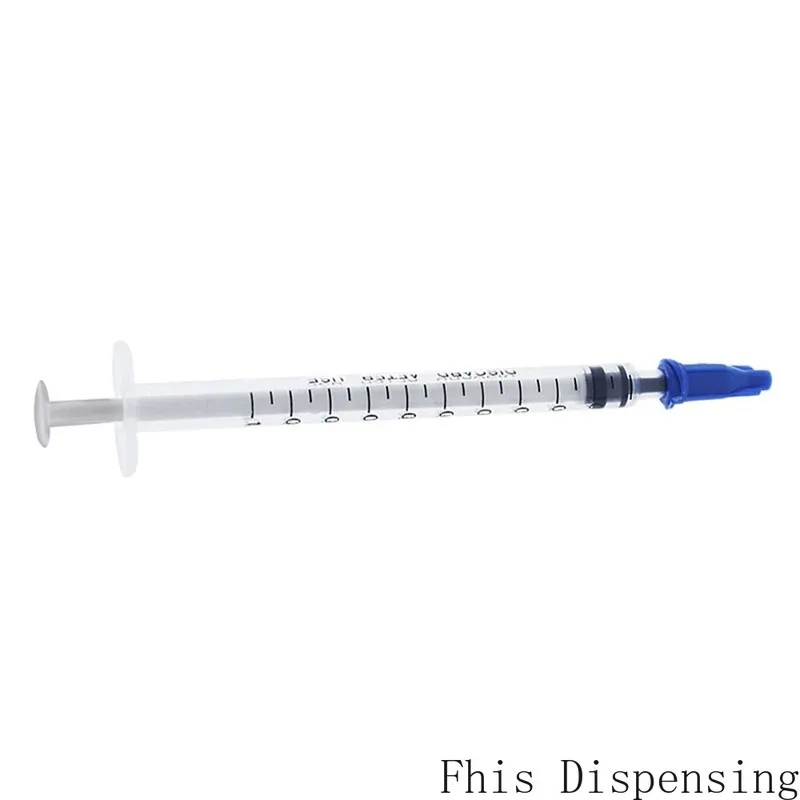 Новинка раздаточные шприцы 1cc 1 мл пластиковый с наконечником синяя крышка