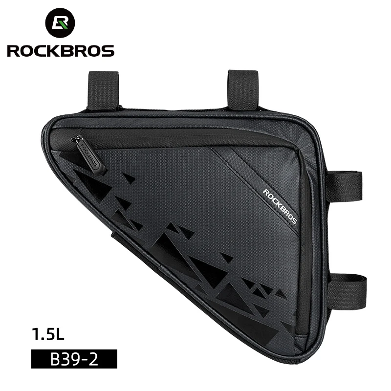 

ROCKBROS Bike Bicycle Front Frame Triangle Bag Ultra-light Tube Small Packet Repair Tool Pouch Cycling Outdoor Sports Accessory