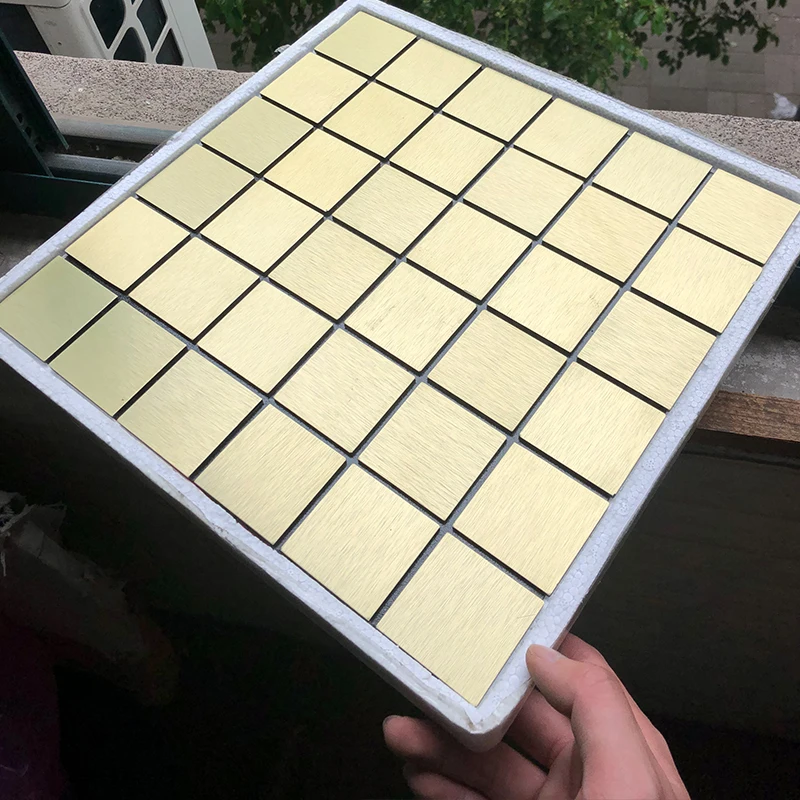 

Increase version of aluminum-plastic panel mosaic self-adhesive TV background wall stickers bathroom waterproof wall stickers