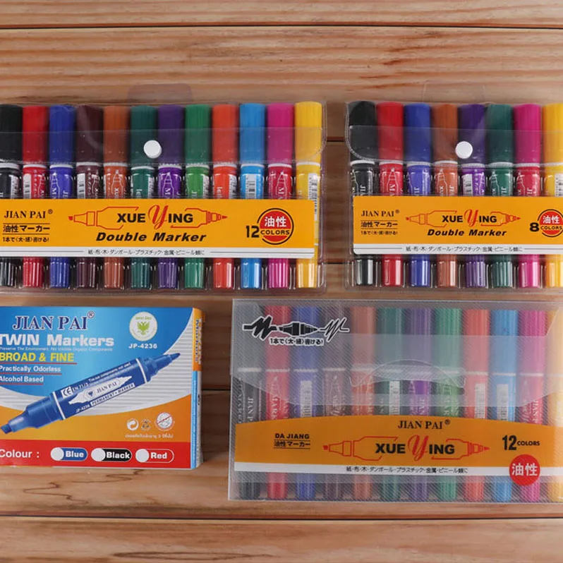 Набор из 8 кистей с двумя кистями школьные принадлежности каллиграфическая ручка