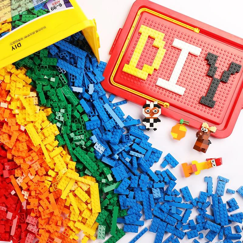 KAZI 92438 8x16 Dots Base Plate Particles diamonds blocks building parts moc technic enlighten bricks nano assemble constructor | Игрушки и