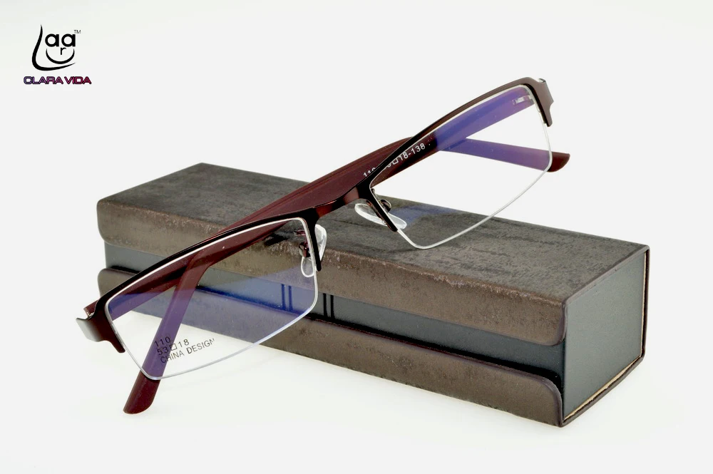 

2019 Rushed Gafas Glasses Clara Vida New Design Wall Street Genius Commercial Optical Glasses Frame Myopia Prescription Reading