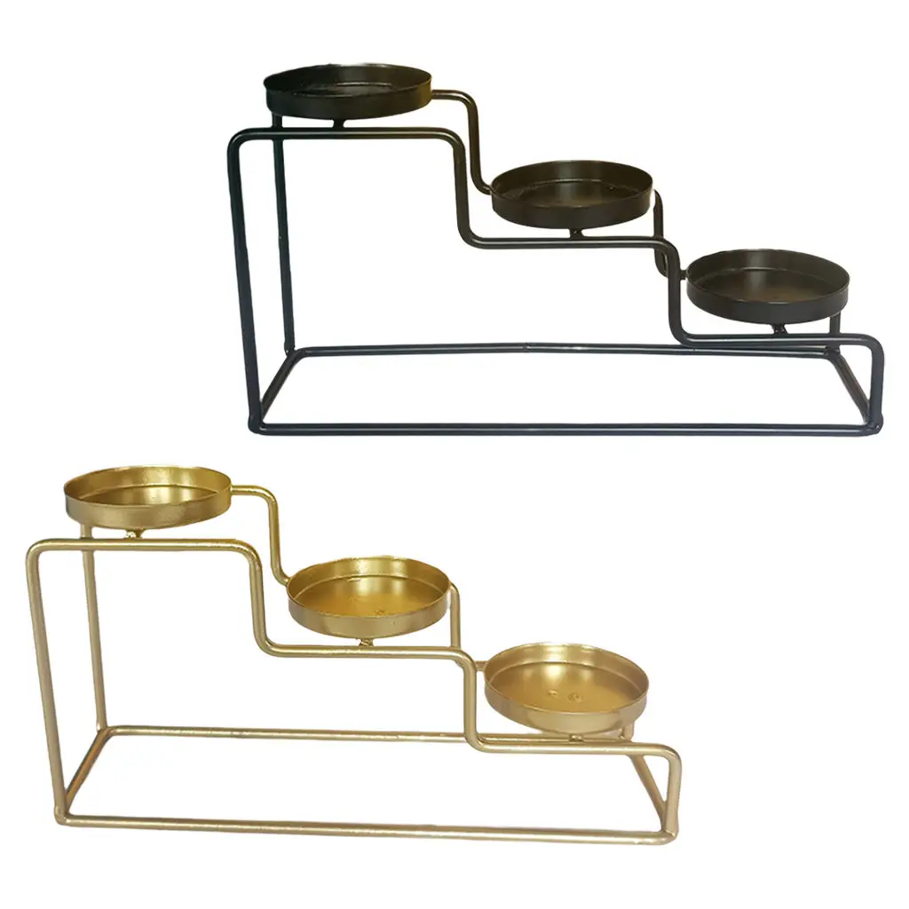 Подсвечник в стиле ретро с лестницей железный подсвечник для чая декоративные