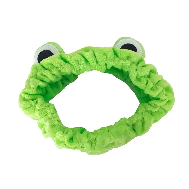 

Xwen Funny Frog Makeup Headband Wide-brimmed Elastic Hairbands Cute Girls Hair Bands Women Hair Accessories Girls Hairband