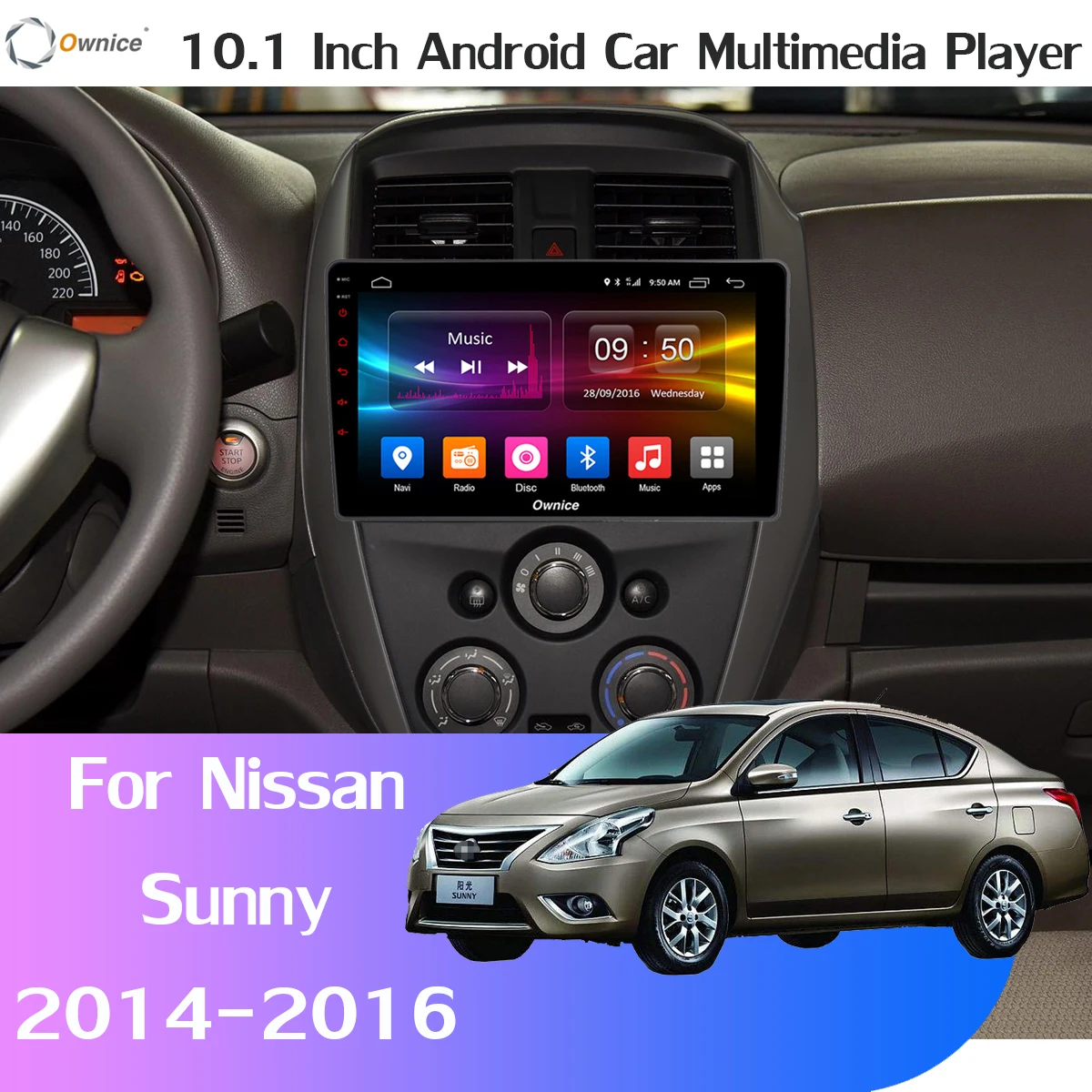 10 1 &quot360 ° панорамный Android автомобильный DVD GPS навигатор радио плеер для Nissan Sunny 2014