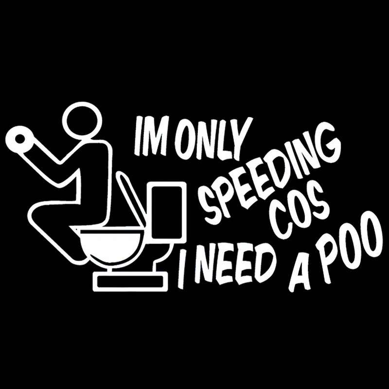Автомобильный Стайлинг I am Only Speed Cos мне нужен Poo дрейф JdM 4x4 мотоциклетные