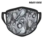 Многоразовая маска для лица Sparky с защитой от пыли, сделай сам, ужас, Хэллоуин, монстр, собака, питомец, любовь, друг, Тим Бёртон, Кошмар перед Рождеством