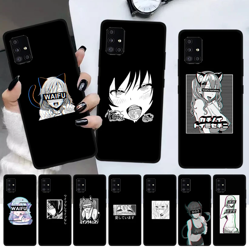 

Anime Hentai ​Sexy Mang Girl Phone Case For Samsung Galaxy A52 A51 A71 A72 A12 A22 A32 A42 A21S A31 A41 A02S A11 A01 Cover Funda