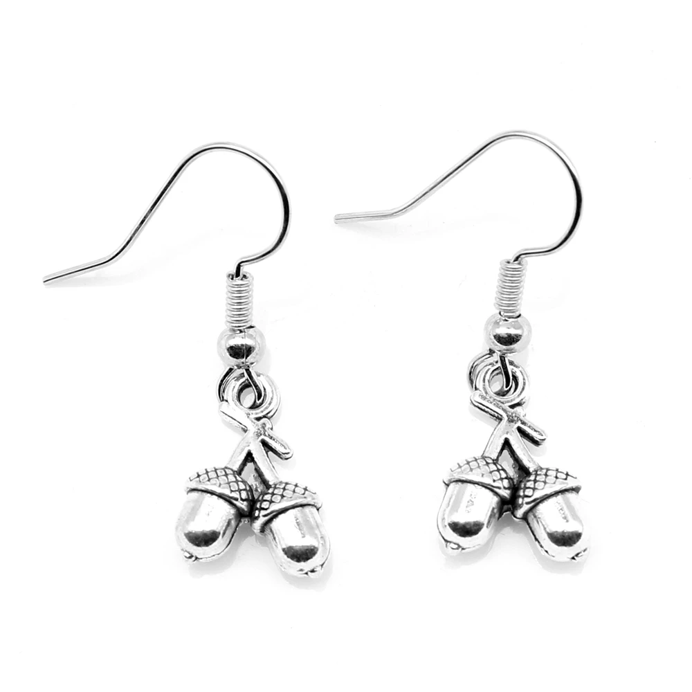 Модные женские серьги 10 х14 мм Винтажные маленькие забыток вишня 1 пара - купить по