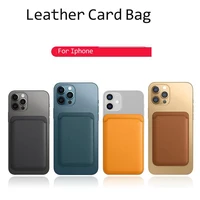 for iphone 12 mini 12 pro max case luxury leather back wallet card bag magnetic pouch card holder for apple 12 phone cases cover