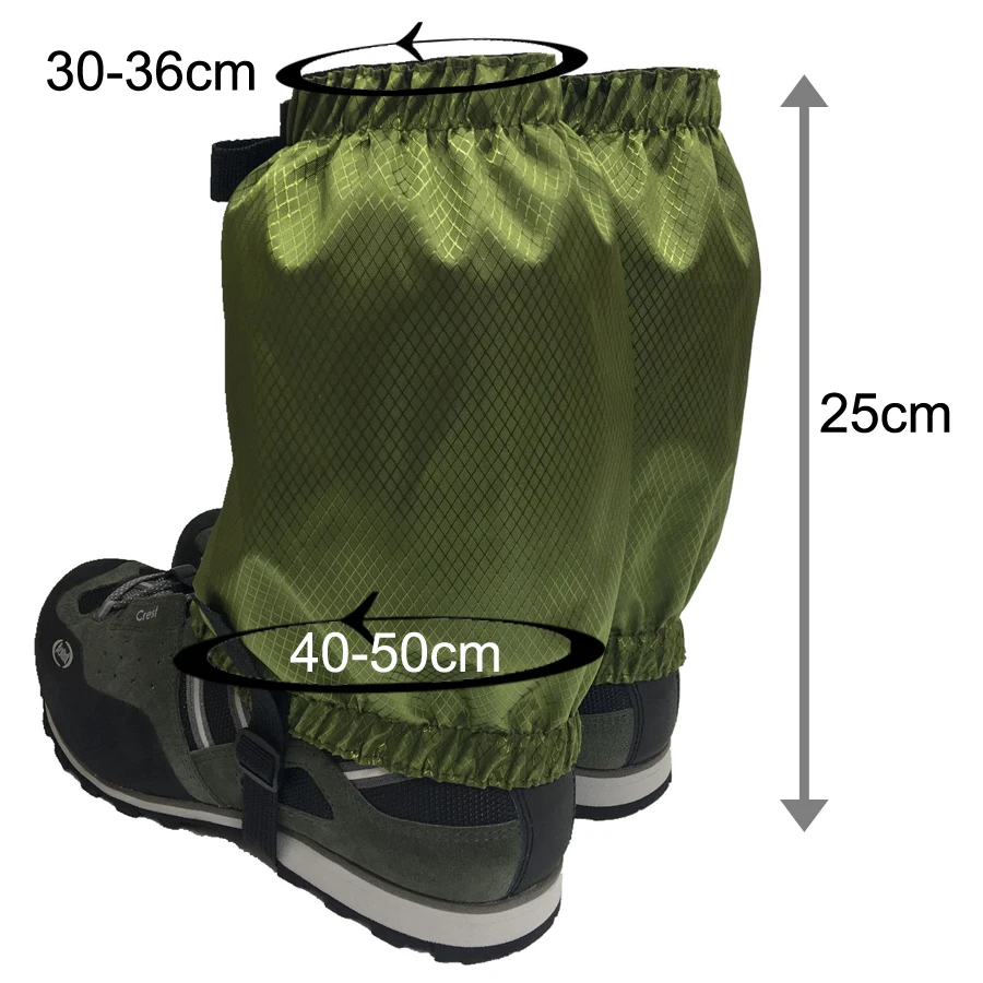 

Low Trail Running Gaiters Outdoor Hiking Walking Climbing Hunting Snow ski Legging Gaiters Protective Wrap Shoe Covers Men Women
