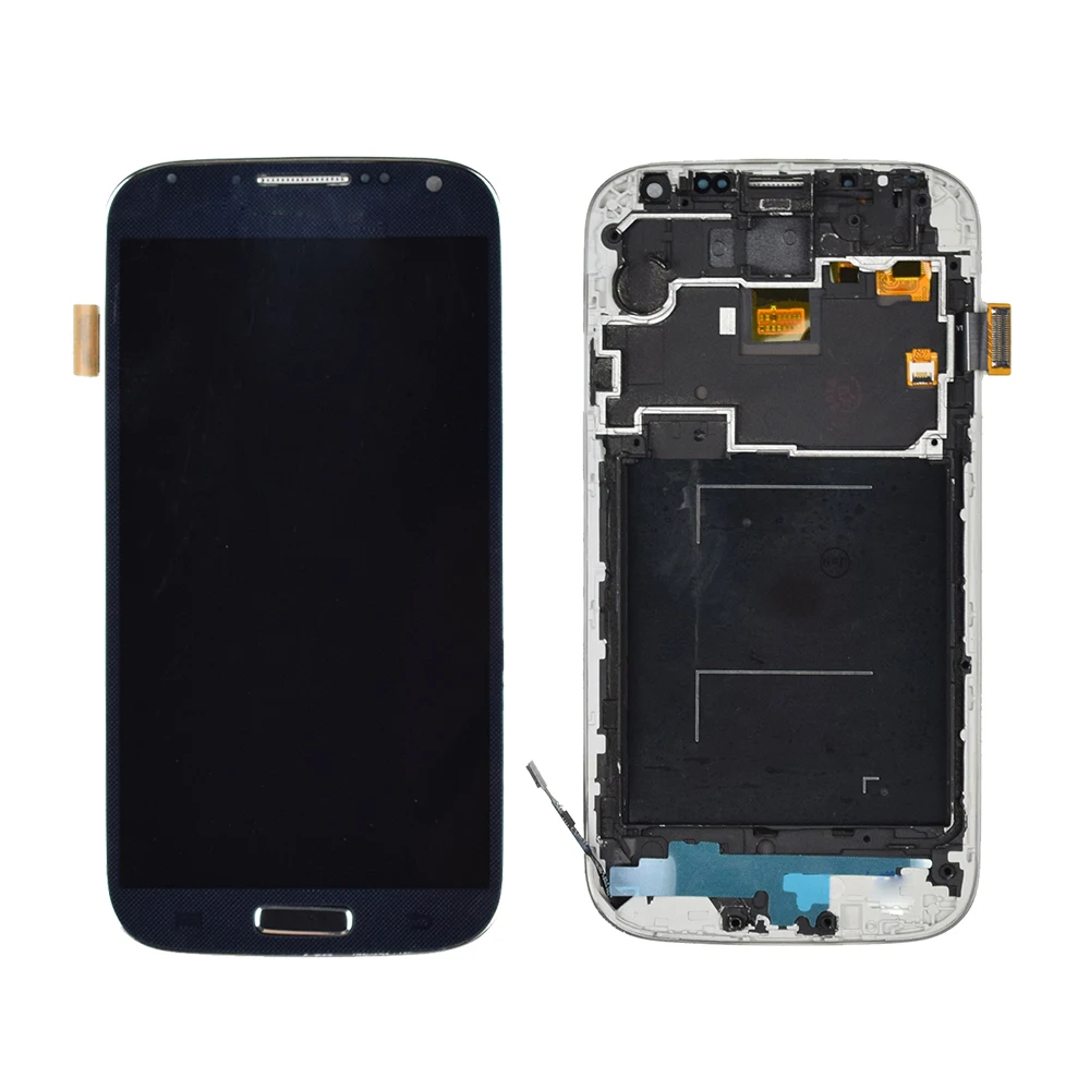 Новый супер IPS ЖК-дисплей 5 дюймов для SAMSUNG Galaxy S4 с рамкой дигитайзер сенсорного