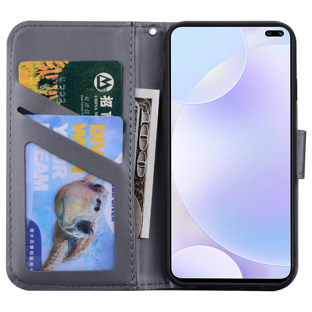 Flip Leather Case sfor xiaomi Redmi Note 9S 8T 9 Pro Max Cases Cute Cartoon Cat Wallet Cover for Xioami K20 K30 Shell | Мобильные