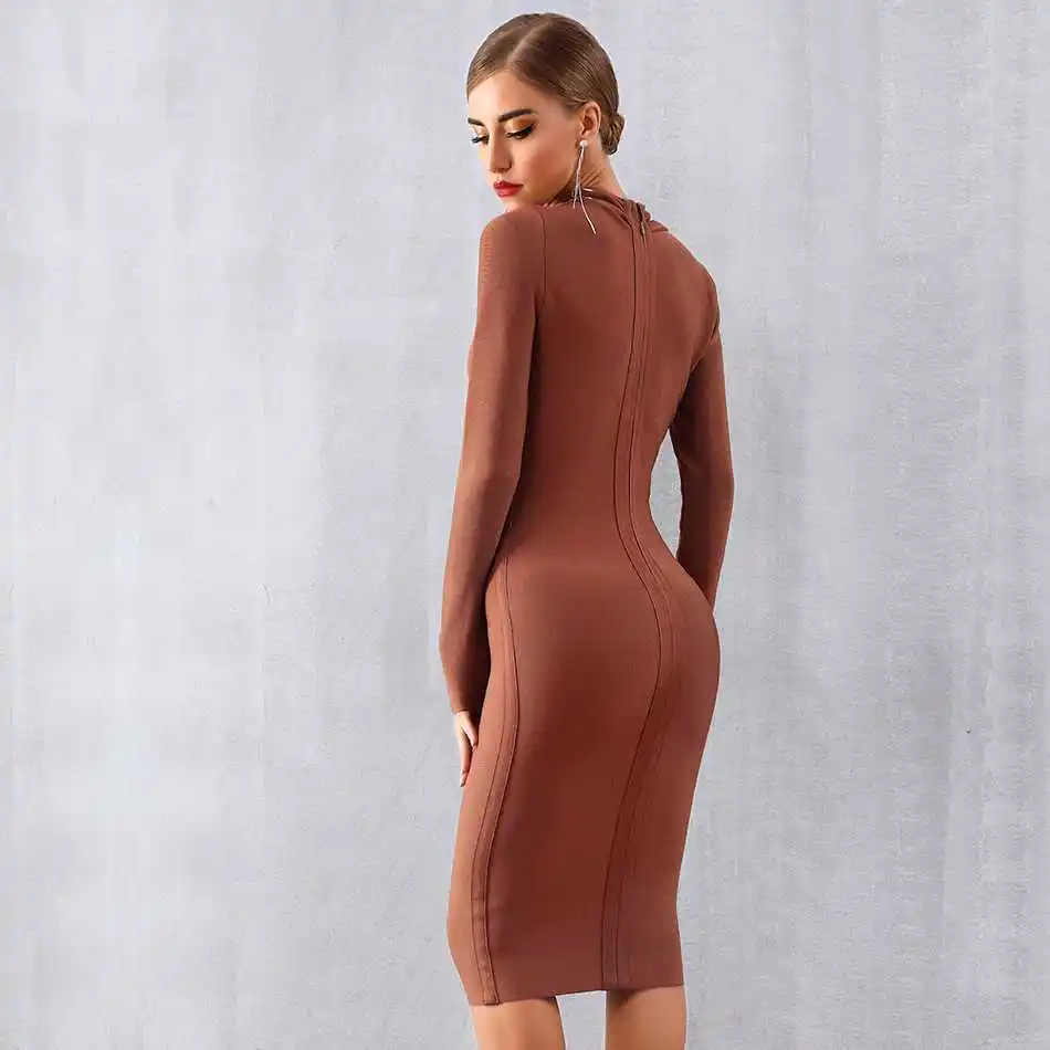 Seamyla новинка 2019 Бандажное платье Vestidos сексуальное для клуба бодикон