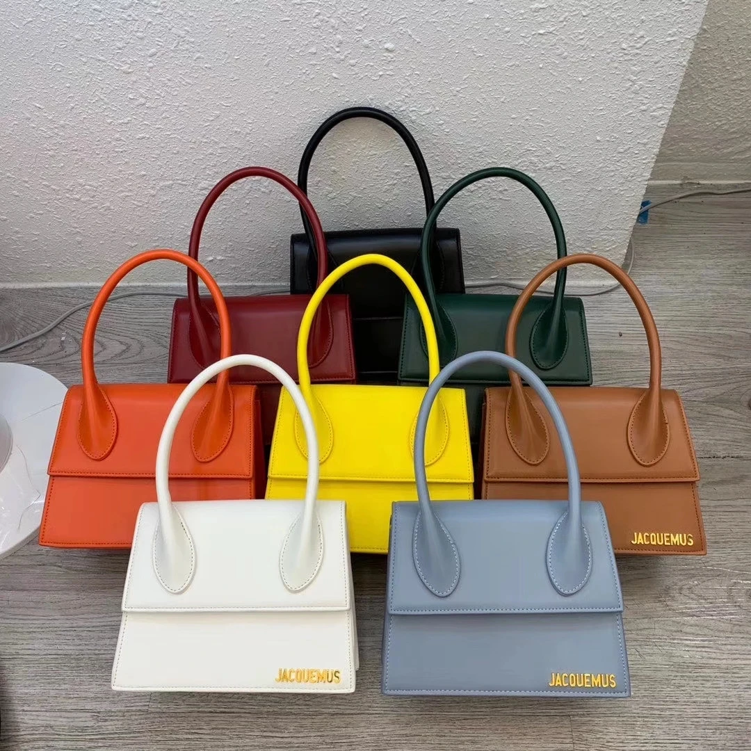 

Jacquemus Tote Vintage Crossbody Bag For Female Handbag Clutch Purse Women Shoulder Bag High Quality Leather Messenger Bag Sac