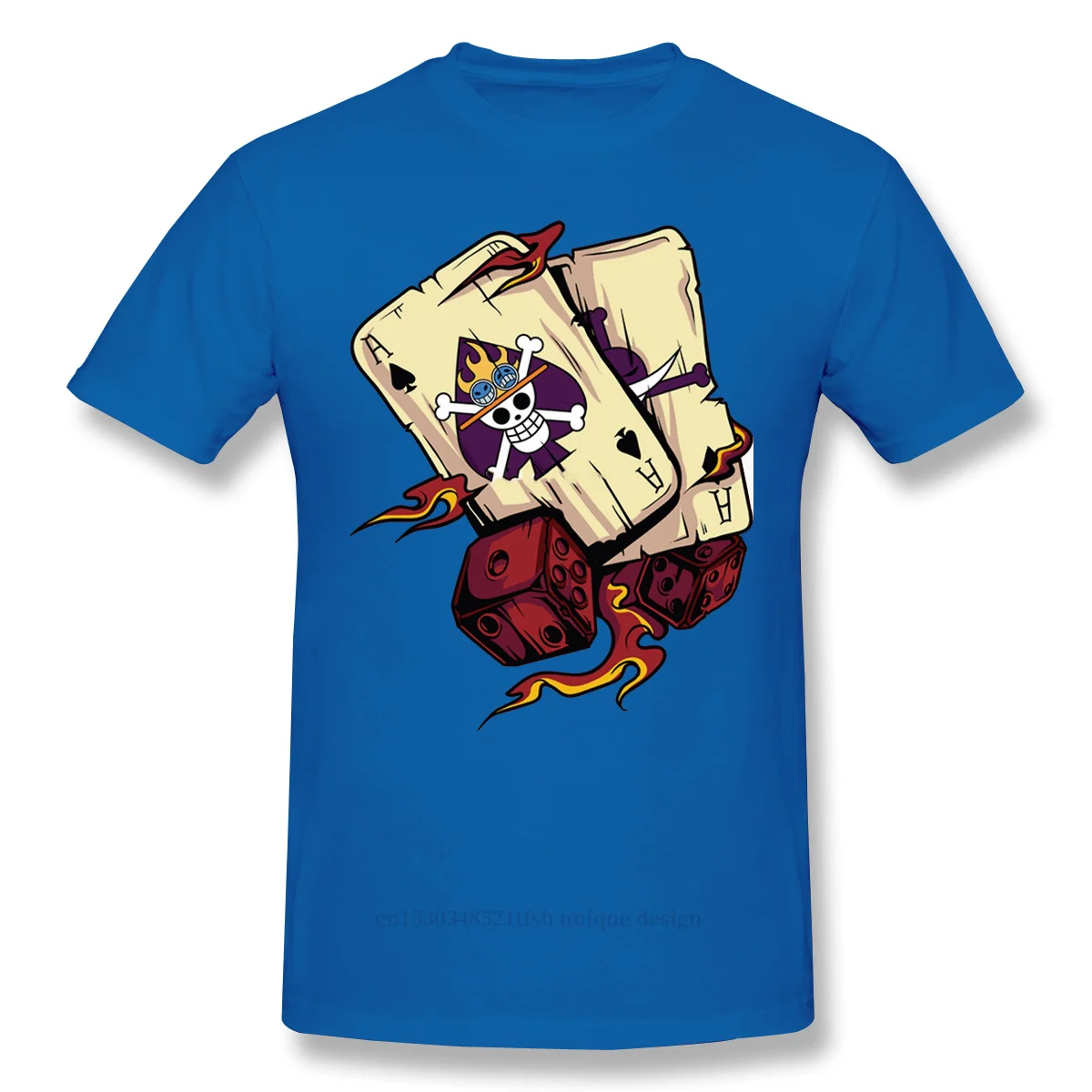 

Portgas D. AceAnime Clothes Design One Piece Cotton Men T-Shirt