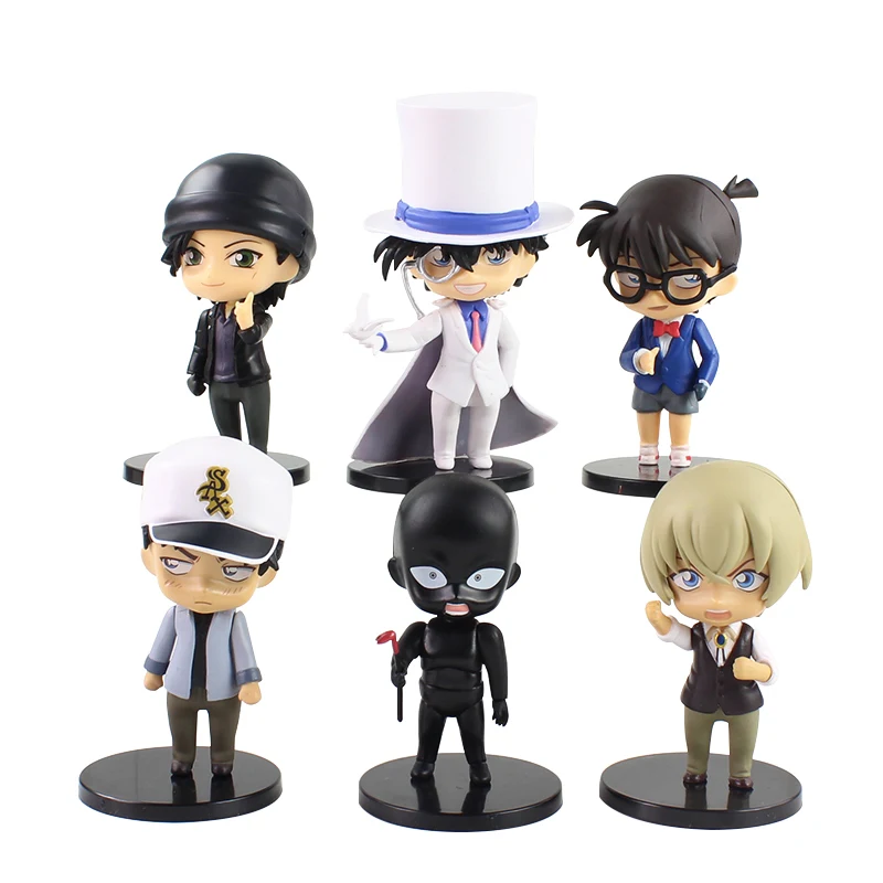 

Anime Detective Conan Action Figure Collection Toy Kudou Shinichi Kid The Phantom Thief PVC Model Doll Gift