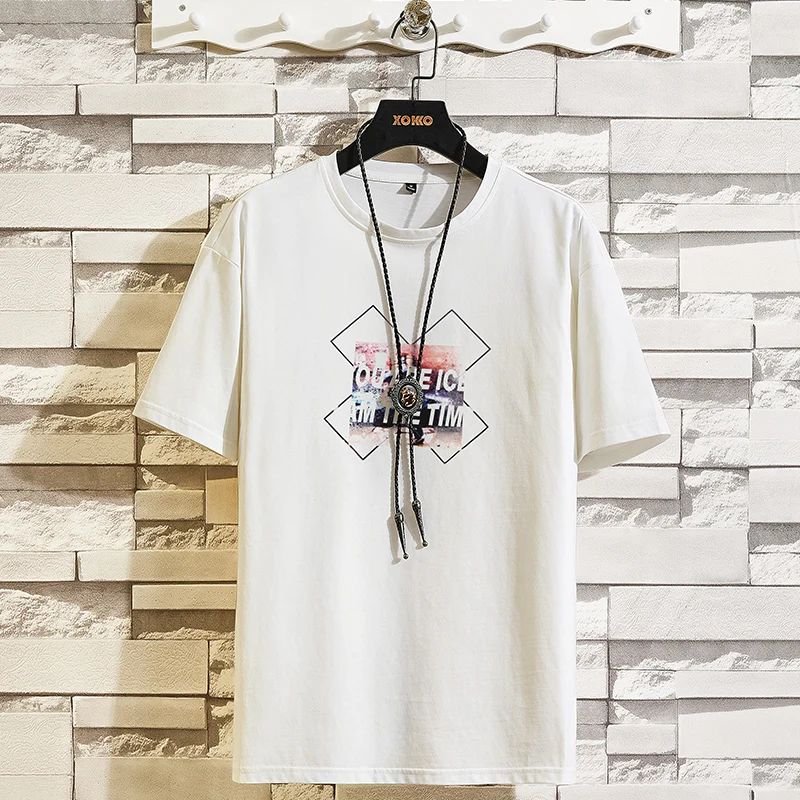 SingleRoad Мужская черная футболка для мужчин 2020 летние футболки с графикой большой