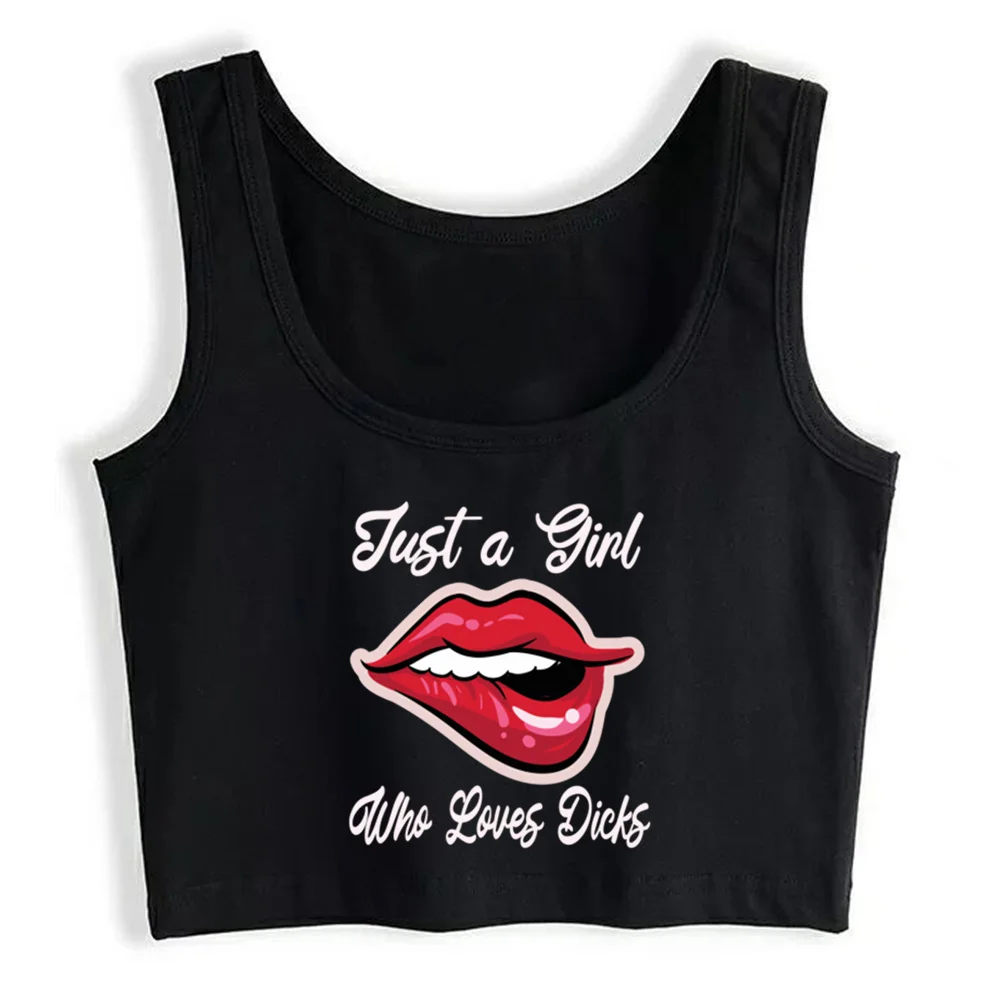

Crop Top Women Blowjob Classic Aesthetic Y2k Harajuku Gothic Tank Top Female Clothes