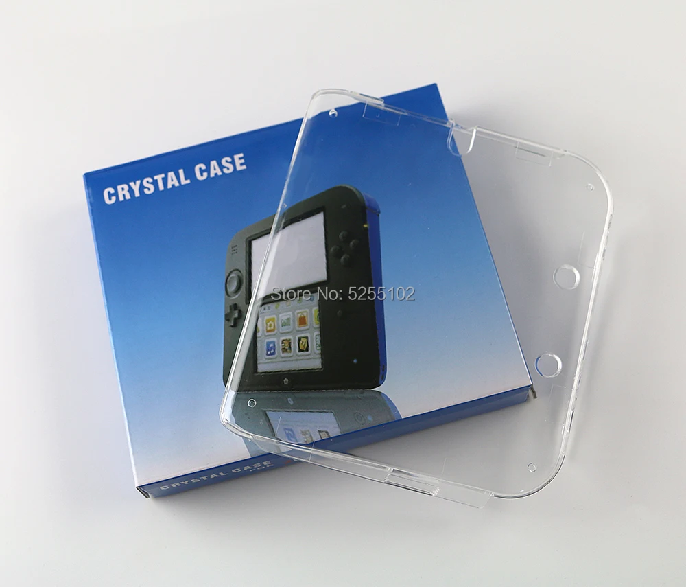 Прозрачный пластиковый прозрачный чехол для геймпада 2DS защитный Nintendo