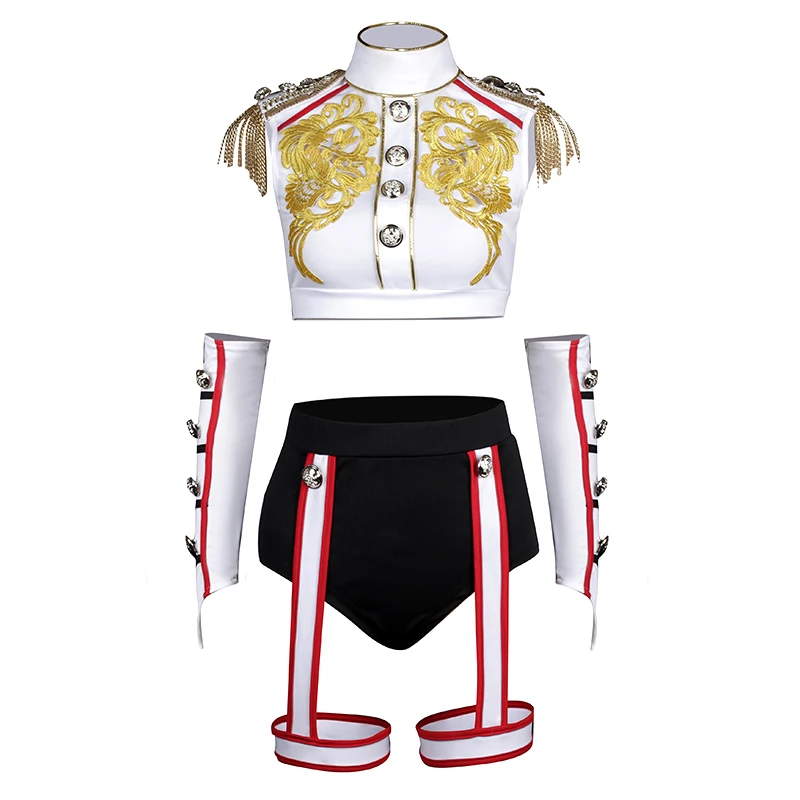 Джазовые танцевальные костюмы сексуальная униформа набор Женский сценический
