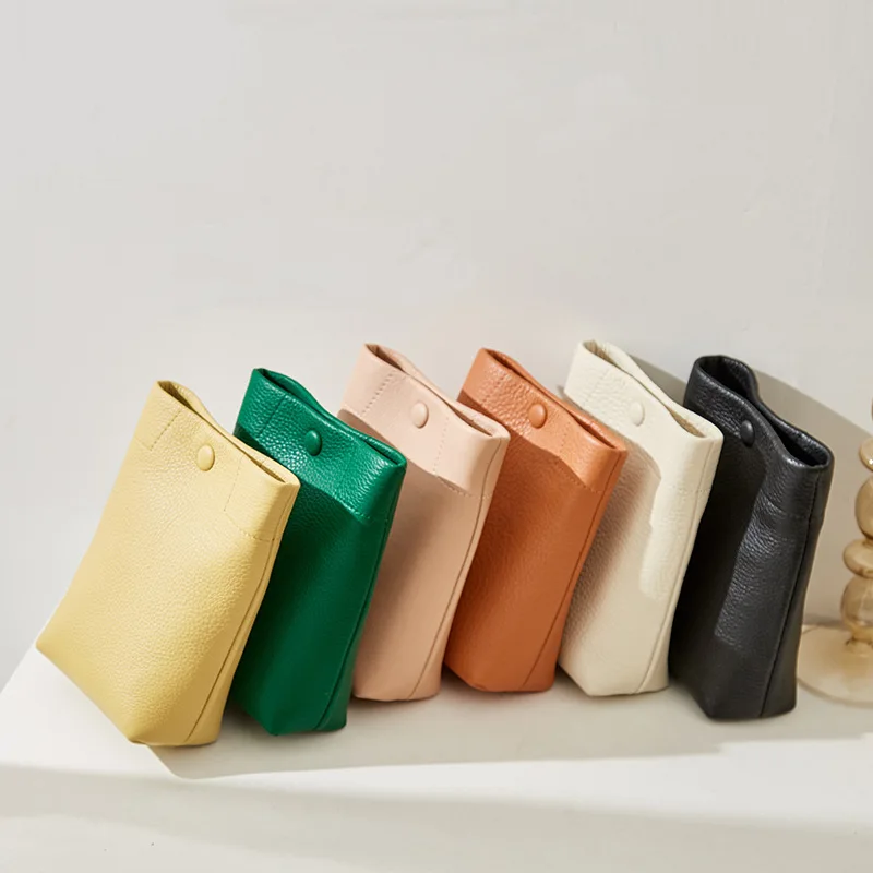 

WOONAM Women Fashion Casual Handbag Top Layer Genuine Calf Leather Small Phone Holder Shoulder Crossbody Bag BG3009