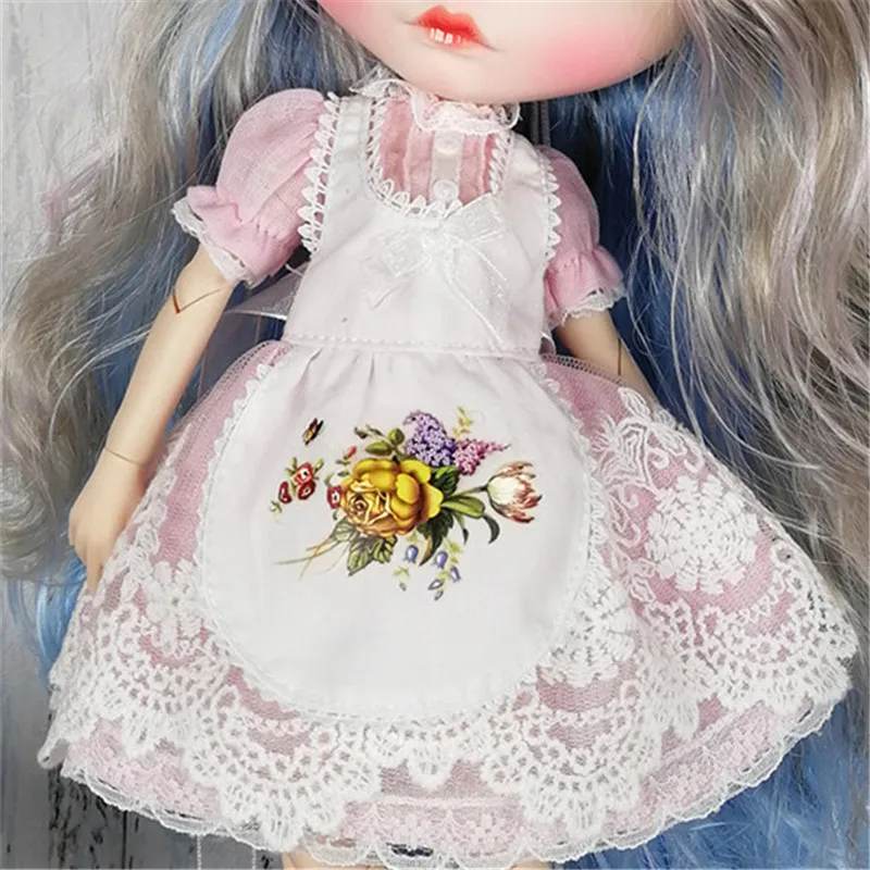DBS Blyth icy 1/6 Кукла Одежда шарнирное тело Милая Кружевная розовая юбка подарок для