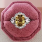Женское винтажное обручальное кольцо в виде яйца, серебристого цвета