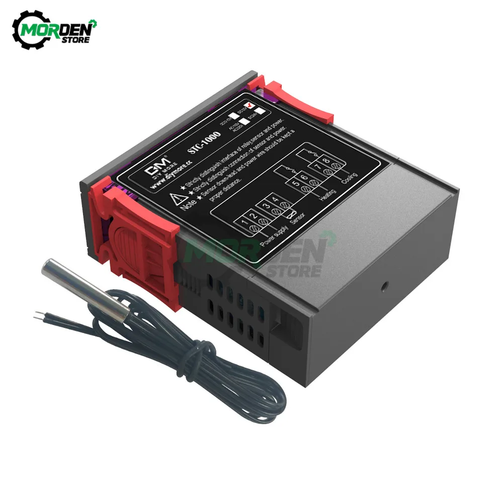 Цифровой терморегулятор STC 1000 температурный контроллер-термостат для инкубатора